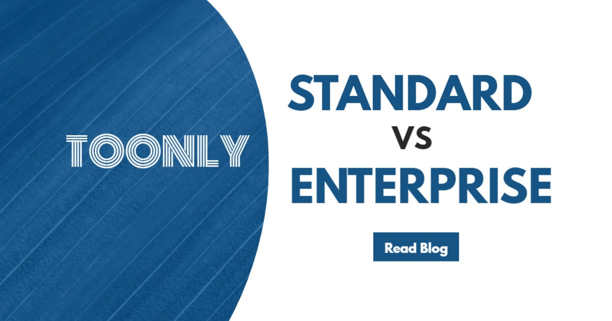 toonly standard vs enterprise